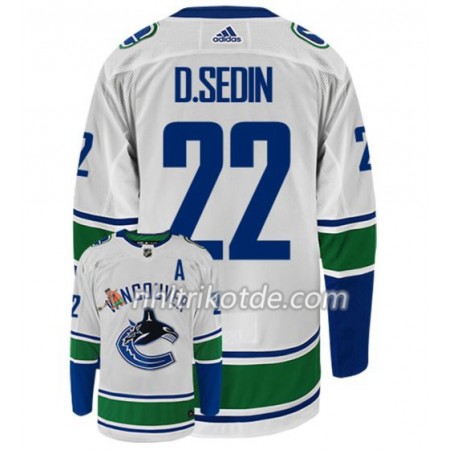 Vancouver Canucks Trikot DANIEL SEDIN 22 Adidas Weiß Authentic - Herren Vancouver Canucks Trikot DANIEL SEDIN 22 Adidas Weiß Authentic - Herren
